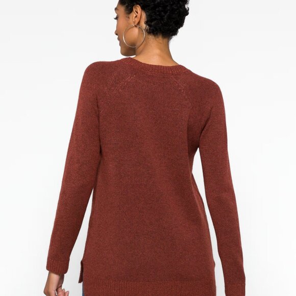 Stitch Fix Market and Spruce Classic Cozy Fall Rust Red Sweater - Picture 2 of 7